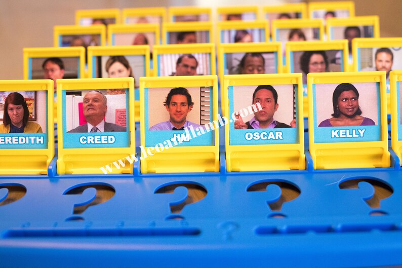 Guess Who Game Printable Files The Office Guess Who Game | Etsy