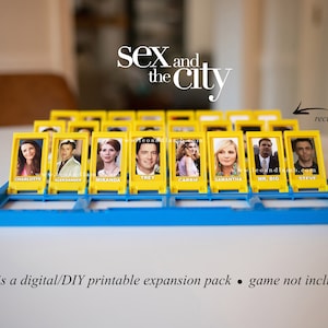 Sex and the City Guess Who Game Printable Files SATC Guess Who Game Game Not Included image 2