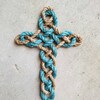 Rope Cross, Twisted Rope Cross, Wall Cross, Rustic Home Decor ...