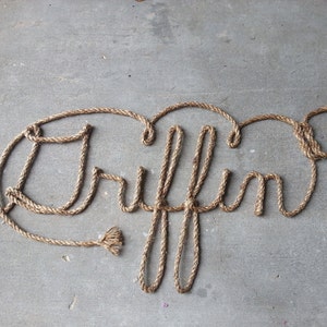 7 LETTER Name Western/Nautical Rope Name Art