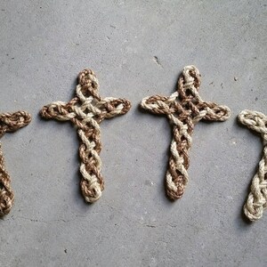Rope Cross, Twisted Rope Cross, Wall Cross, Religious Home Decor ...