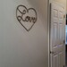 Rope Heart Art- Love Heart Sign, Rope Home Decor, Rustic Heart, Rope ...