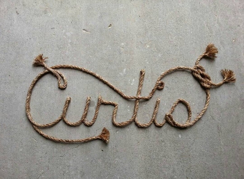 6 LETTER Name Western nautical Rope Name Art Etsy 6-letter-name-western-nautical-rope-name-art-etsy