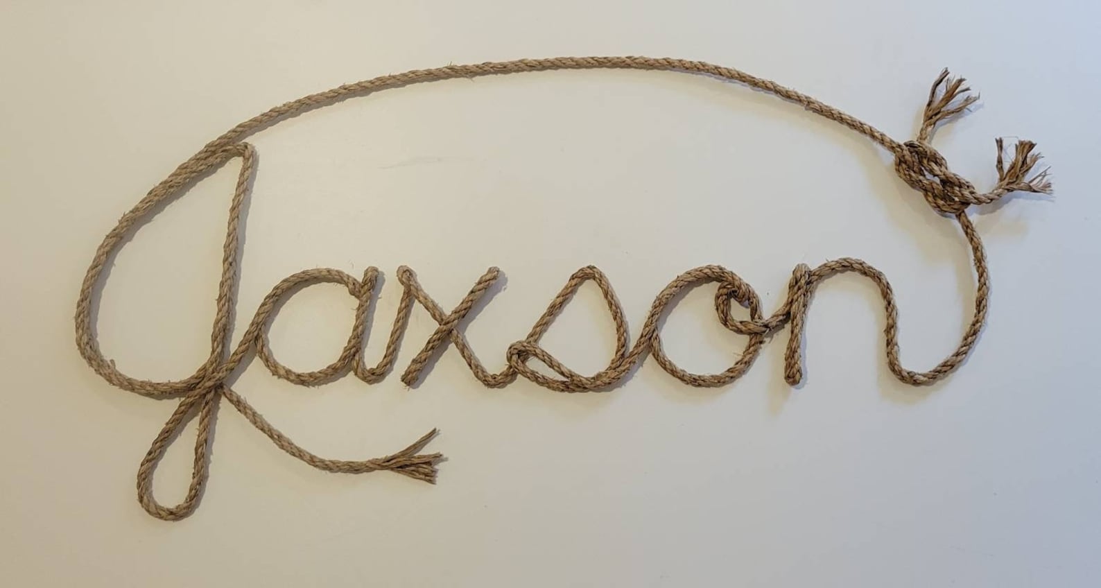 6 LETTER Rope Name Sign Western/nautical Rope Name Nautical Etsy