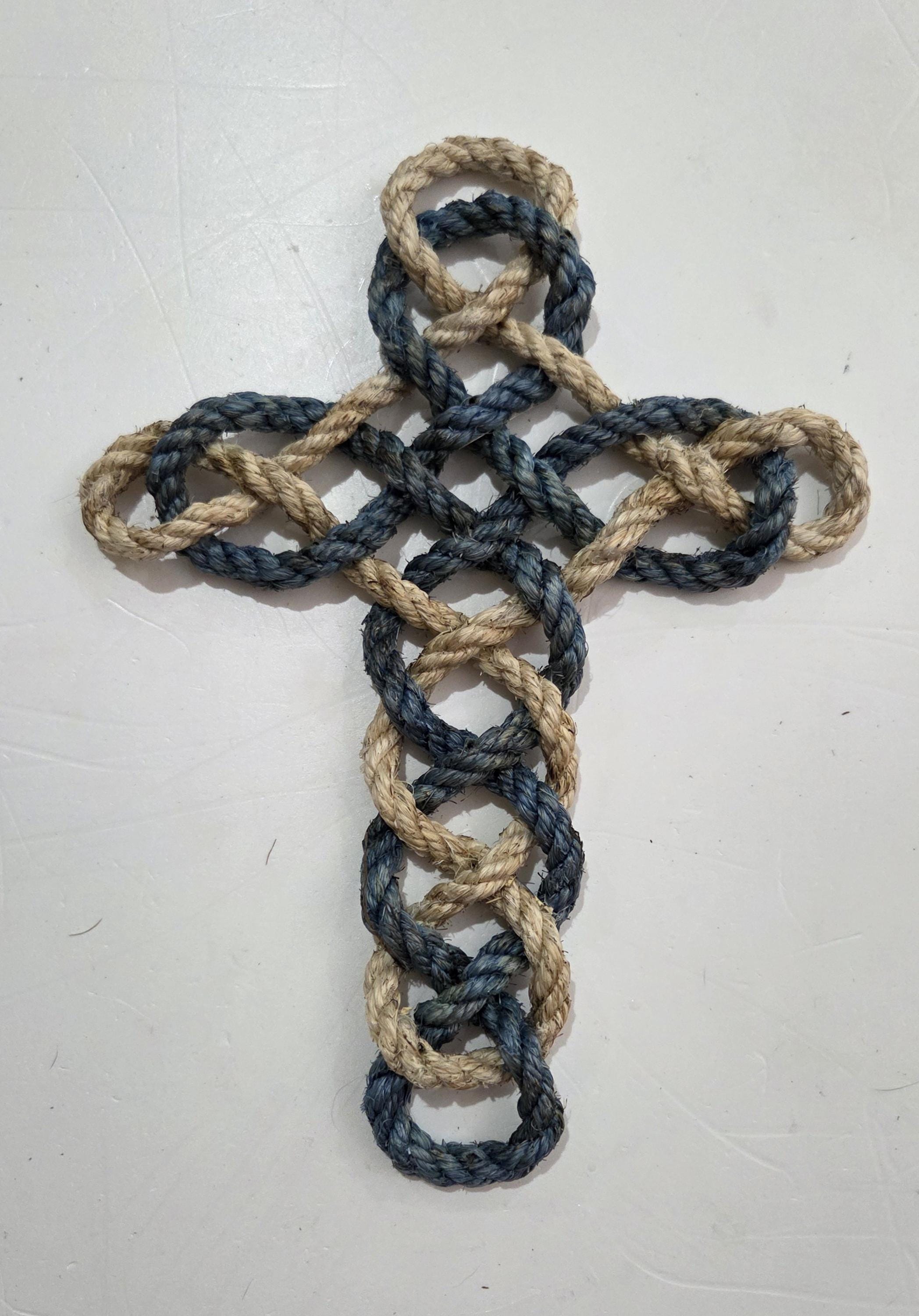 Brown Rope Cross Pattern Twisted Rope Cross - Etsy
