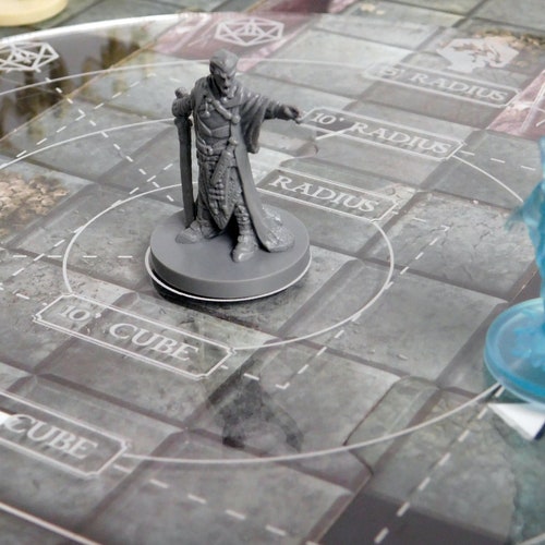 Dungeons and Dragons Spell Template | DnD Accessories | Damage Marker | DnD | TTRPG | Pathfinder | Set Dice Game | Dungeons and Dragons Gift