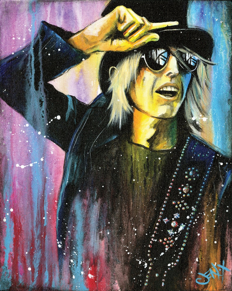 Tom Petty 11 X 14 Giclee Print Tom Petty and the | Etsy