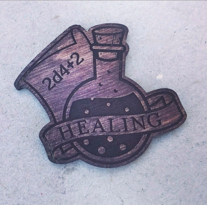 Healing Potion Tokens Dungeons and Dragons 5th Edition | Etsy
