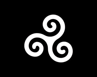 Pack Of  6 Celtic Spirals Triskele Triskelion  Temporary Transfer Tattoo