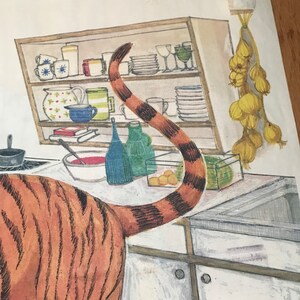 Double sided poster Judith Kerr The Tiger Who Came to Tea The Times Newspaper image 7