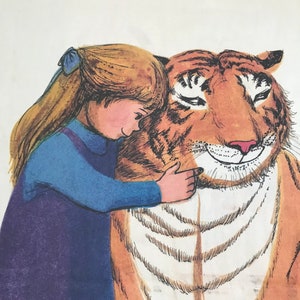 Double sided poster Judith Kerr The Tiger Who Came to Tea The Times Newspaper image 9