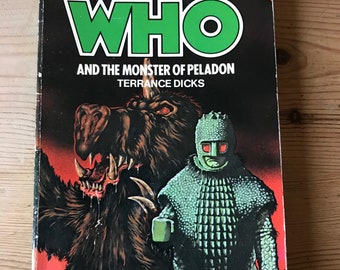 Doctor Who And The Monster of Peladon A Target paperback book 1980 Terrance Dicks