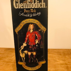 Vintage Glenfiddich Scotch Whisky tin