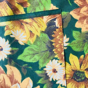 Vintage sunflower floral fabric image 5