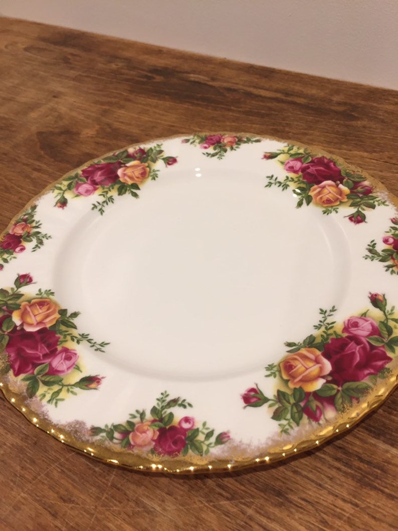 Royal Albert 1962 Old Country Roses small plate bone china made in