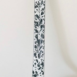 Enamel black and white ladle image 6