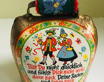 Campana de vaca vintage Alemania