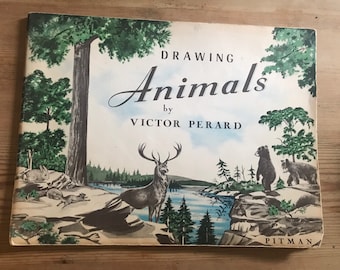 Drawing Animals book by Victor Perard 1957