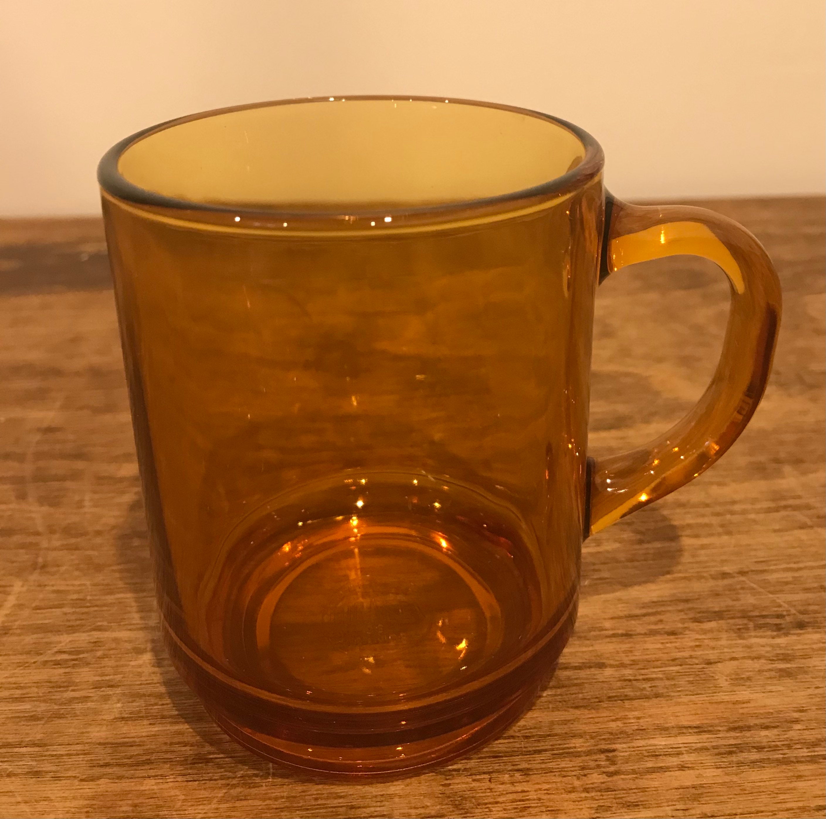 Amber Glass Mug