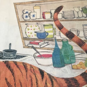 Double sided poster Judith Kerr The Tiger Who Came to Tea The Times Newspaper image 10