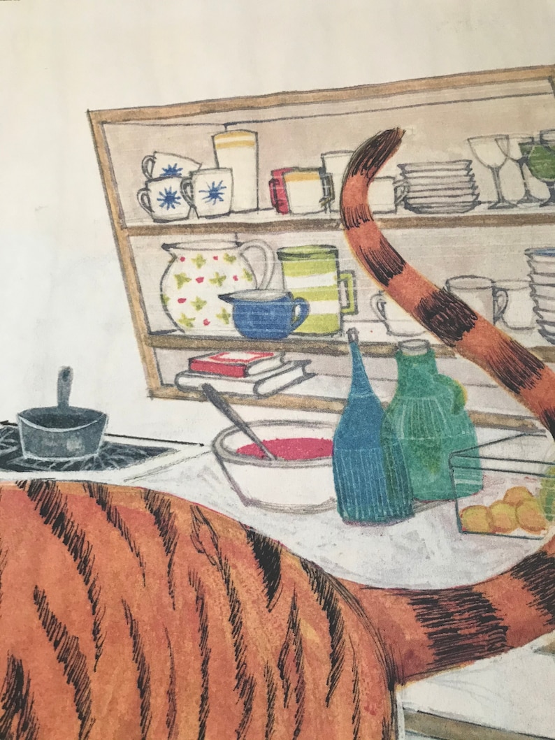 Double sided poster Judith Kerr The Tiger Who Came to Tea The Times Newspaper image 10