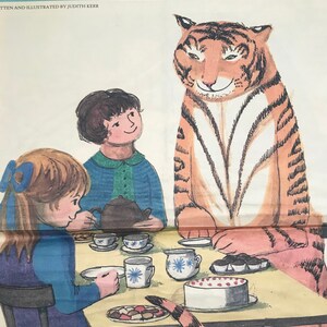 Double sided poster Judith Kerr The Tiger Who Came to Tea The Times Newspaper image 2