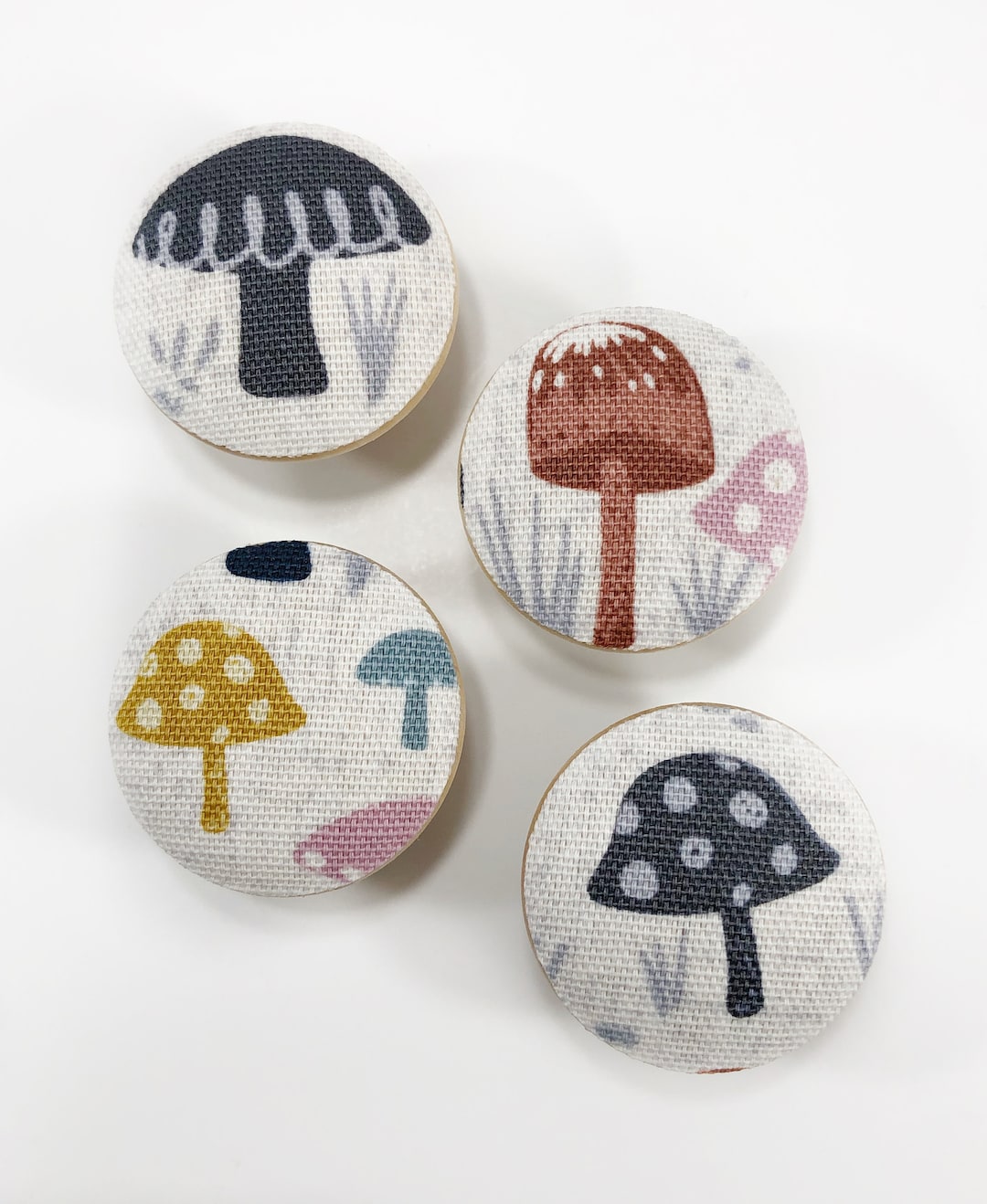 Mushrooms Drawer Knob Pulls Set of 4 / / Nursery / Etsy