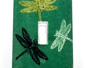 Dragonfly Light Switch Plate Cover / Outlet Cover / Bedroom / Home Decor / Baby Shower Gift / Nursery Decor / Kid's Room / Insects