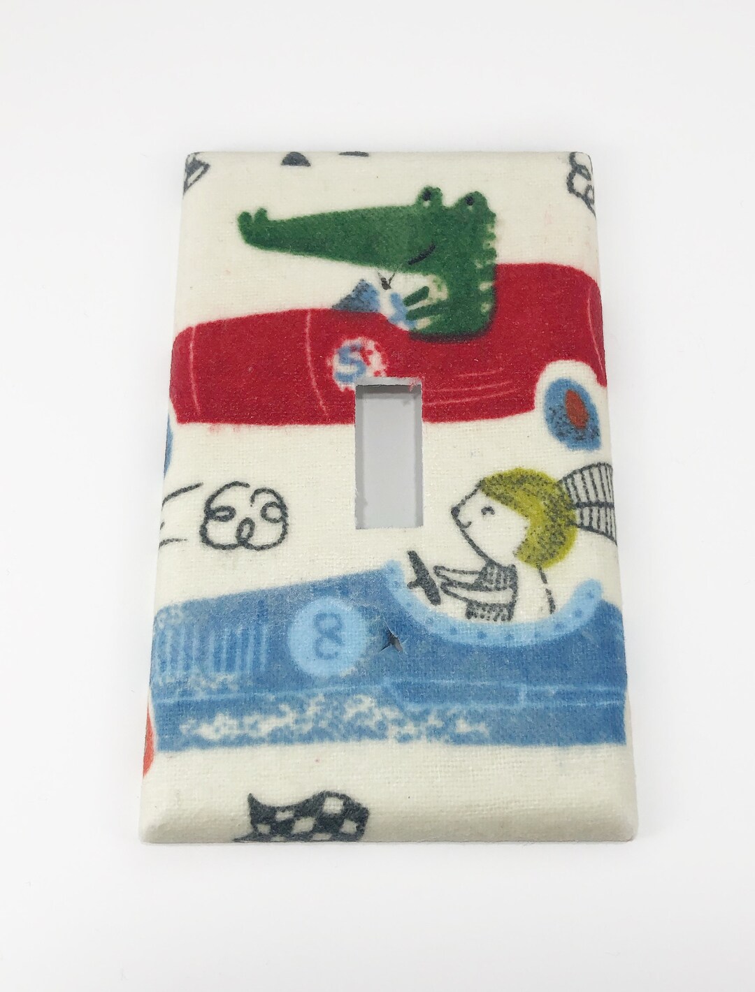 Race Cars Light Switch Plate Cover / Outlet Cover / Bedroom / Home