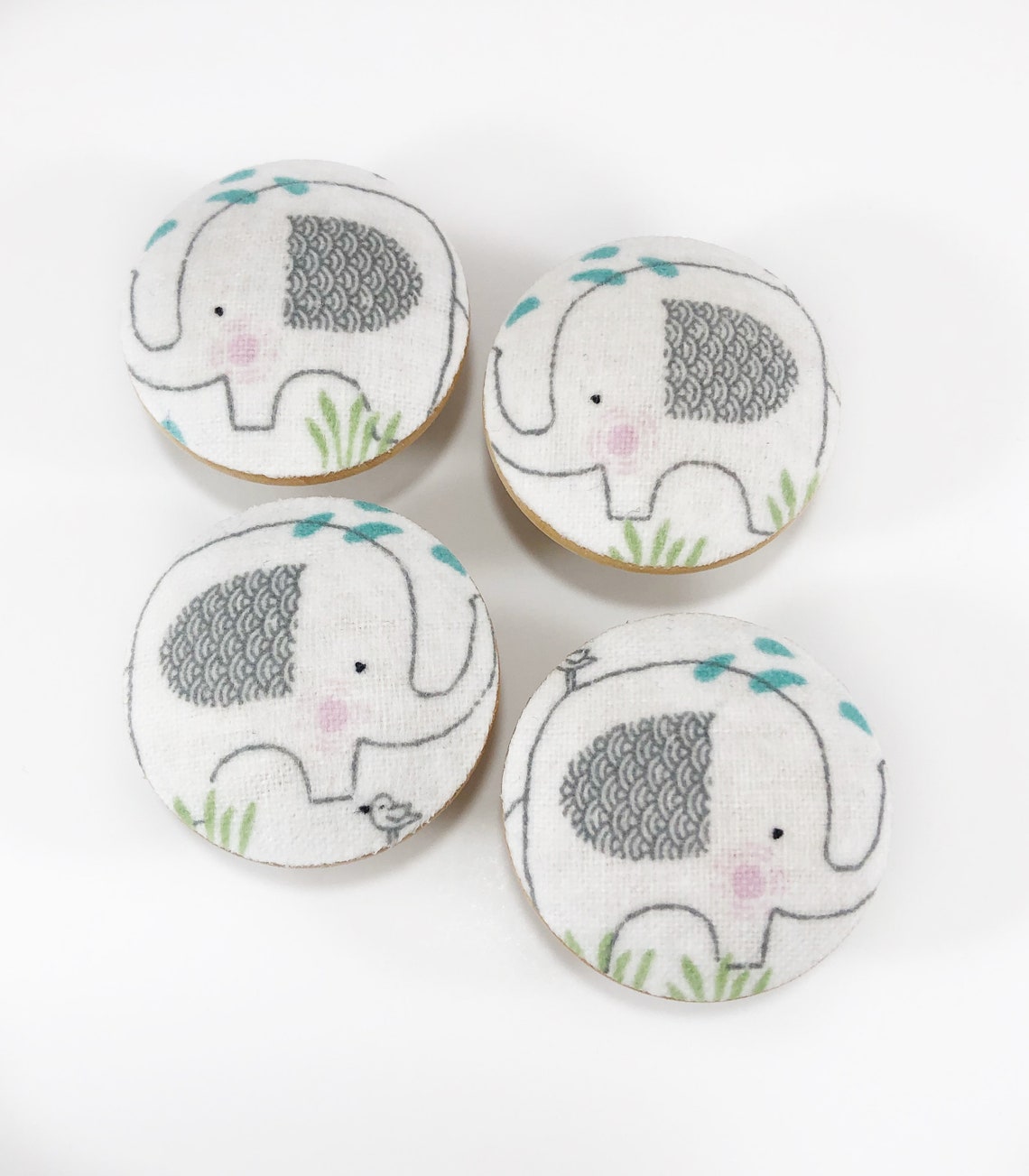 Elephants Drawer Knob Pulls Set of 4 / Nursery / Etsy