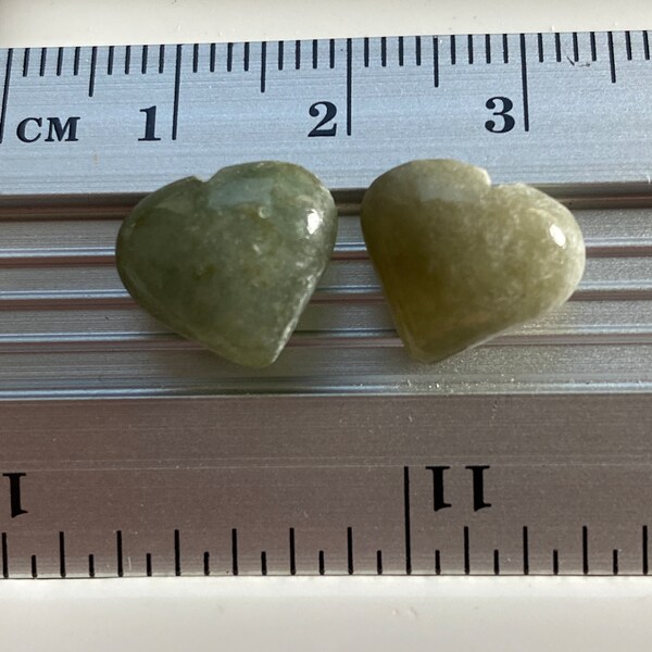 NEPHRITE JADE x 2 Gemstones From Turkana, Kenya Total 11.90Ct. MF3113