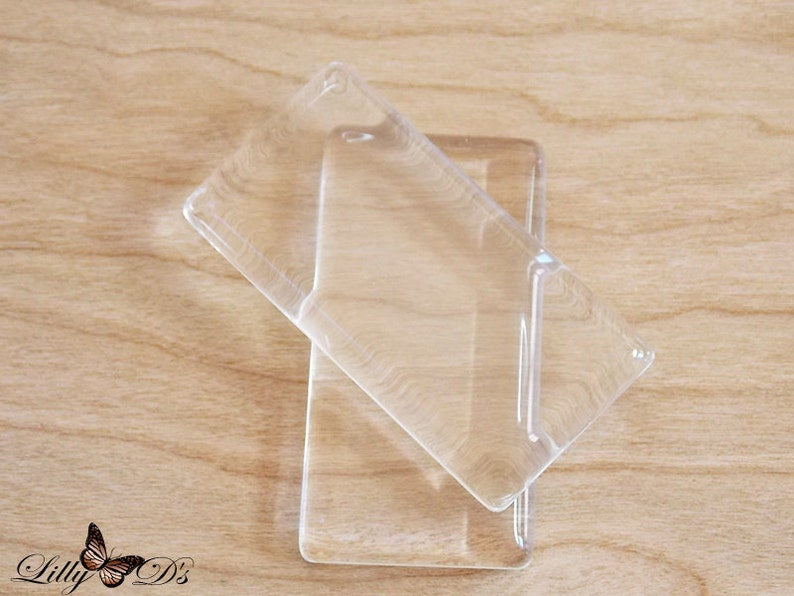 5 Rectangle Cabochons High Definition 1 Inch 25mm x 2 | Etsy