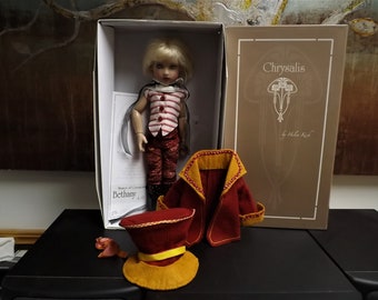 Vintage "Chrysalis" by Helen Kish "Master of Ceremonies" Bethany BJD Doll. Number 1 of only 12 produced! Very rare!