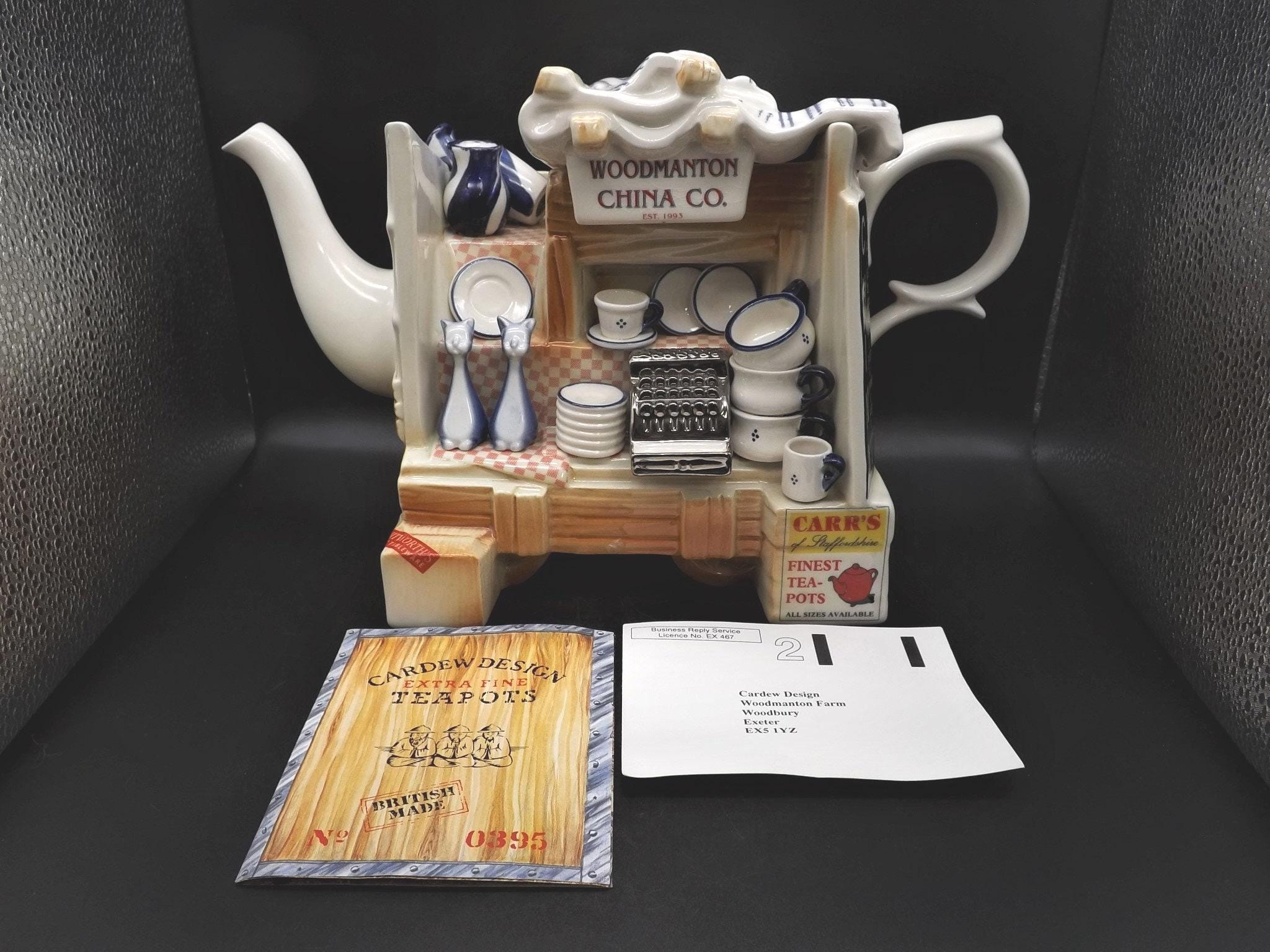Paul Cardew Teapot Signed - Etsy