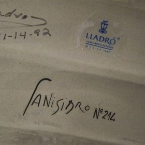 Very Rare Signed by J. Lladro & Artist Sanisidro Lladro Goyesca Nesting ...