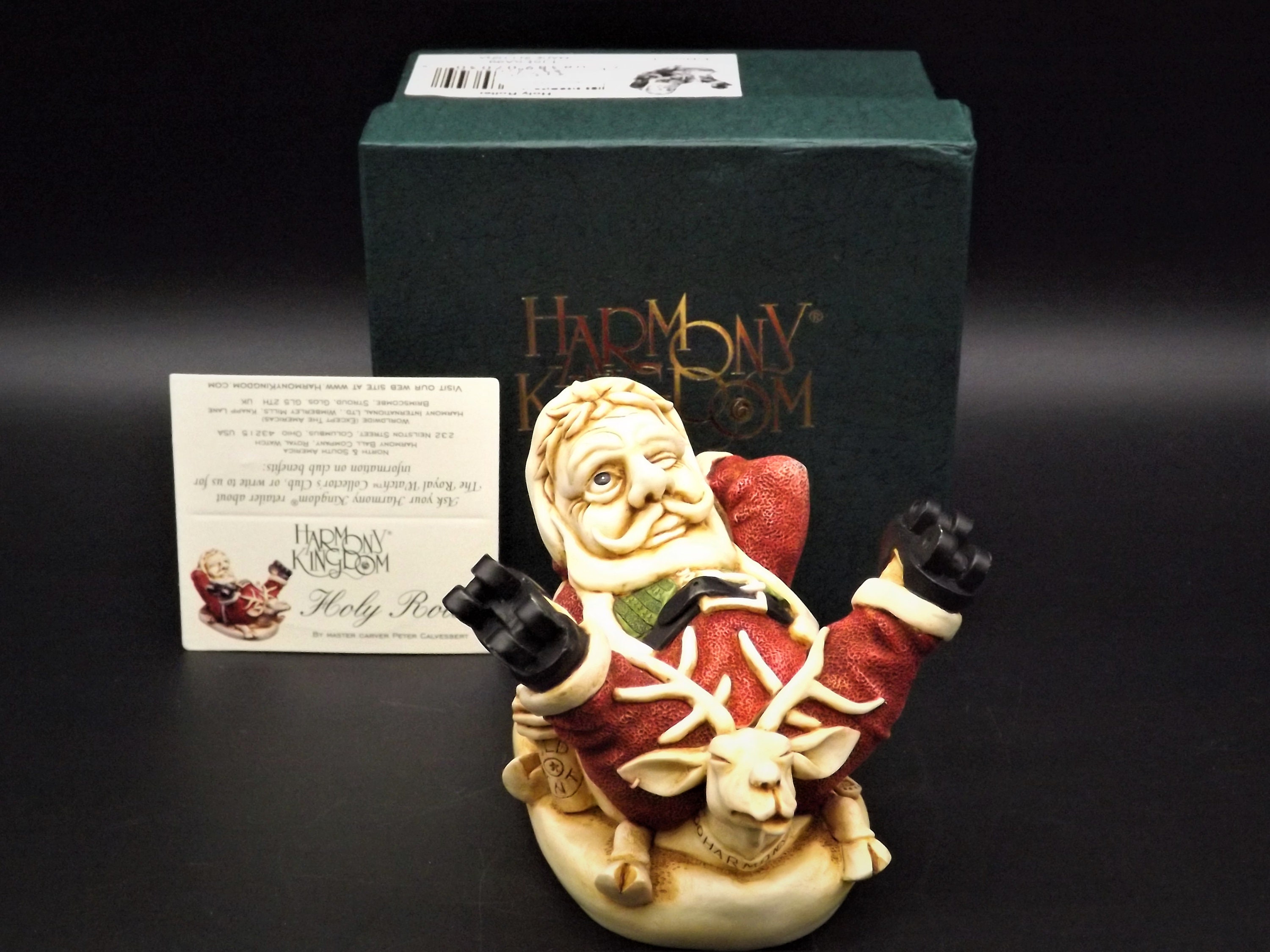 Retired 2000 Harmony Kingdom Pot Sticker Jest Figurine with COA TJHE4 with original box Excellent condition. Retired 2000 Harmony Kingdom Pot Sticker Jest Figurine with COA TJHE4 with original box Excellent condition.
