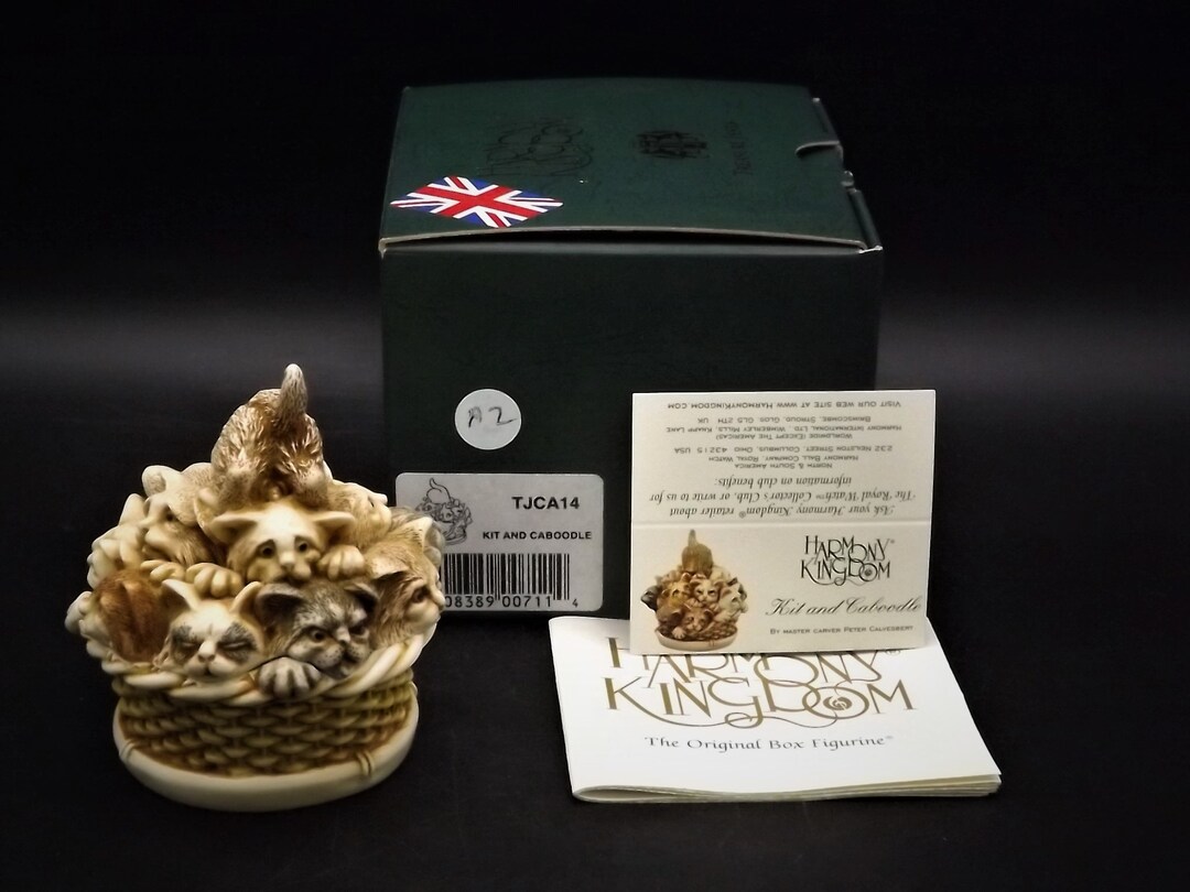 Vintage 2001 Harmony Kingdom kit And Caboodle Jest Figurine TJCA14 