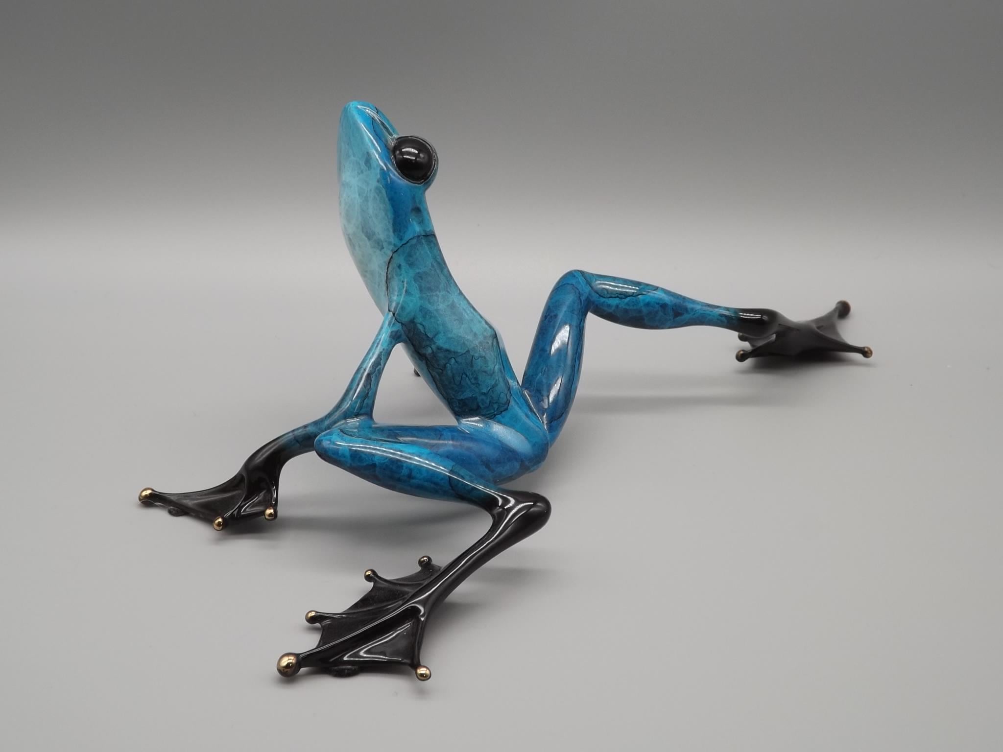 Tim Cotterill Frog Man カエルの置物 Vintage Frogman Bronze Frog Figurine: Tim Cotterill 