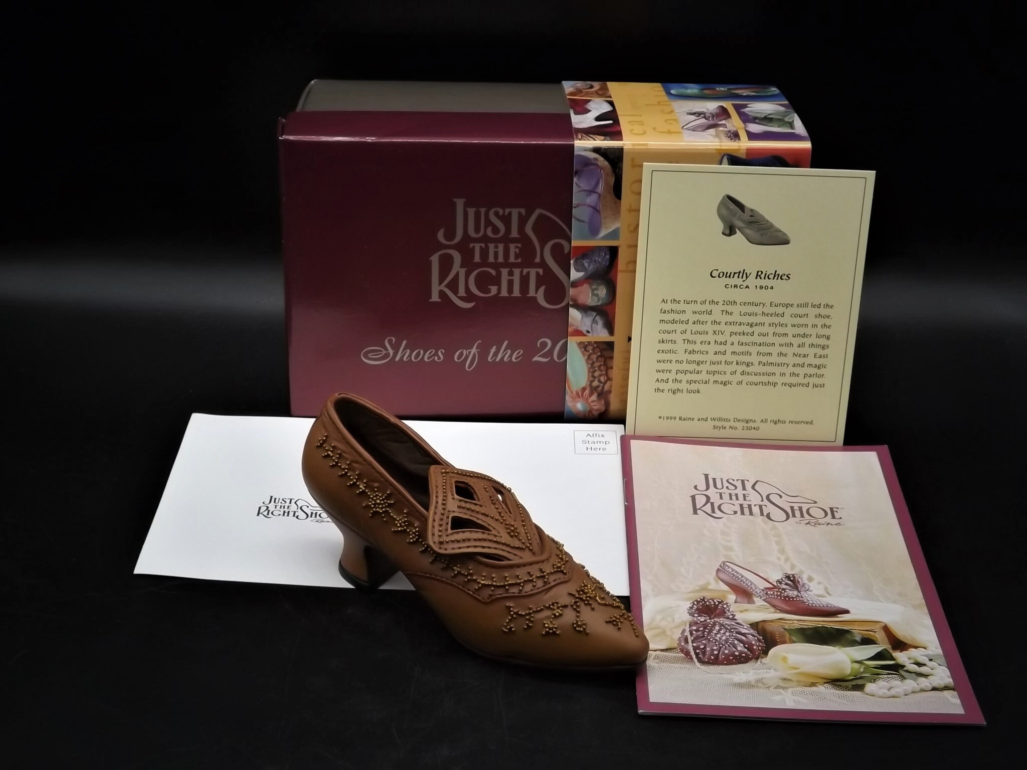 Closeout Sale Vintage Just the Right Shoe by Raine courtly Riches