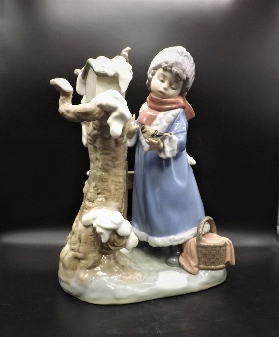 Vintage Lladro winter Frost 5287 With Original Box. Completely 