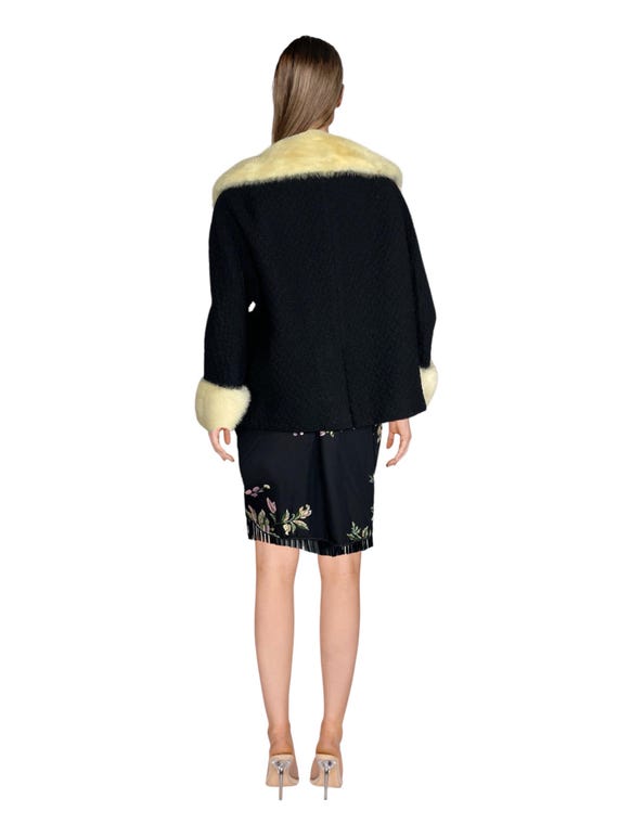 Vintage faux fur short coat 1970s - image 4