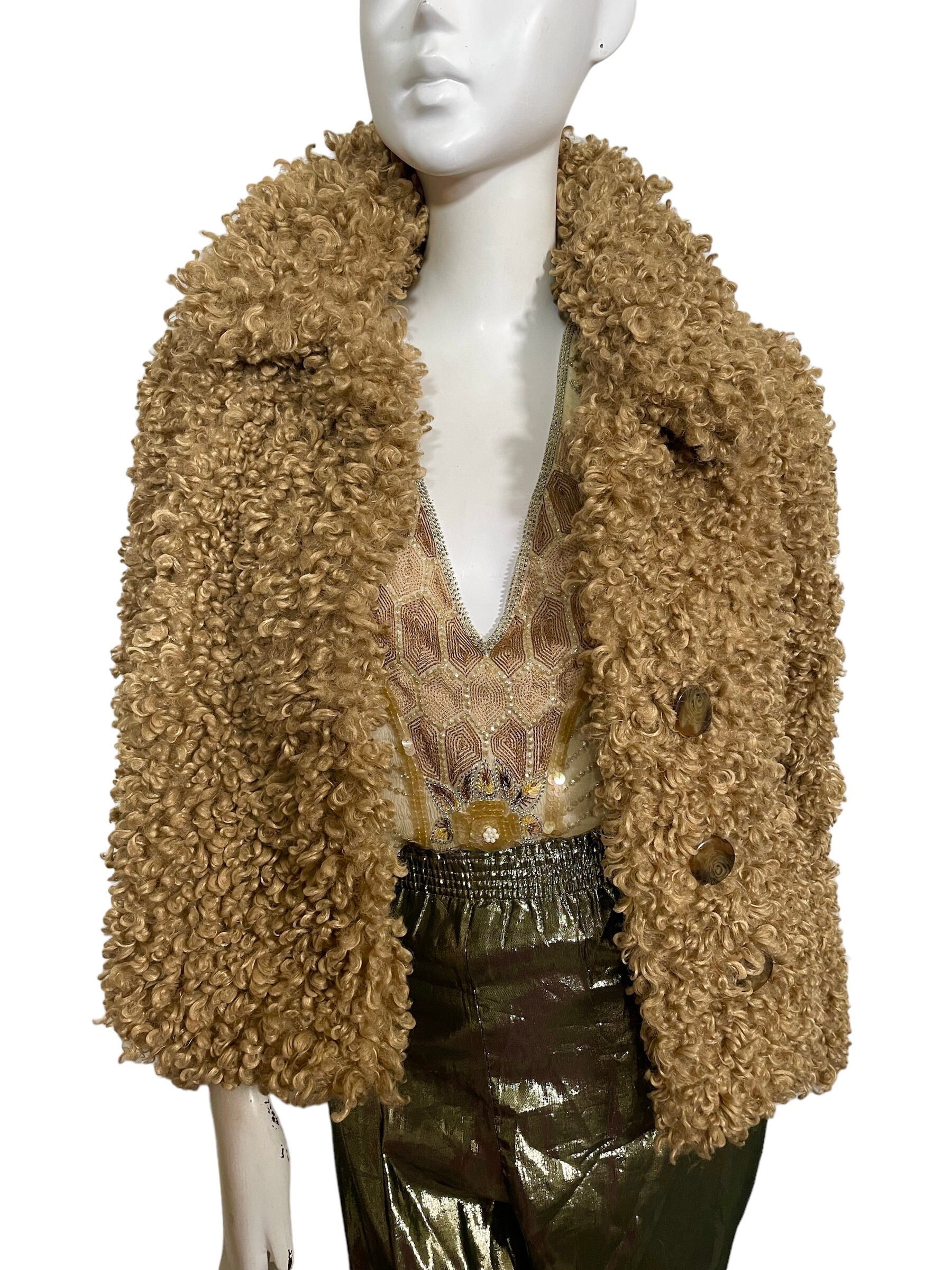 Curly Fur Coat - Etsy