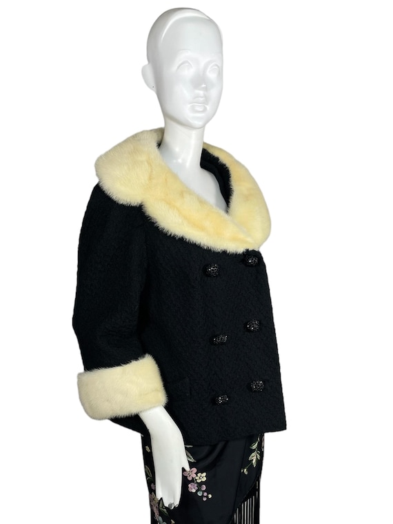 Vintage faux fur short coat 1970s - image 7