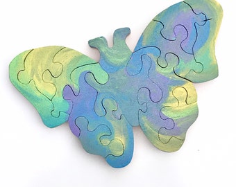 Butterfly wooden puzzle
