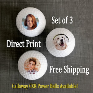 Custom Photo Golf Ball Gift for Golfers, Mother&#39;s Day Gifts, Adopted Dad Gift Ideas, To Husband on Fathers Day, Golf Mom