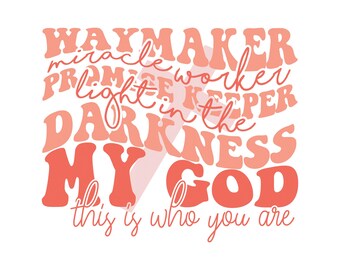 Jesus Saves | Christian Sticker | Faith-Based Vinyl Decal for car water bottle laptop, Way maker miracle worker bible verse Isaiah 42:16,