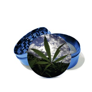 4 Piece Grinder Herb With Catcher Set, Free Personalize the back of the grinder with your own message. View of the Herb farm, 0399