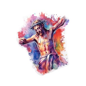Jesus Saves | Christian Sticker | Faith-Based Vinyl Decal for car water bottle laptop Jesus