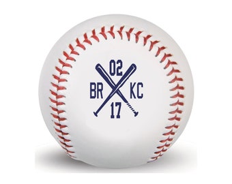Custom Baseball Couple Gift, Personalized Baseball, Anniversary Date, Birthday Gift for Baseball Lover Wife, Husband, Custom Print Baseball