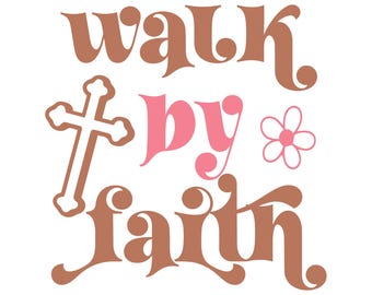 Jesus Saves | Christian Sticker | Faith-Based Vinyl Decal for car water bottle laptop, Walk by faith not by sight  (2 Corinthians 5:7)